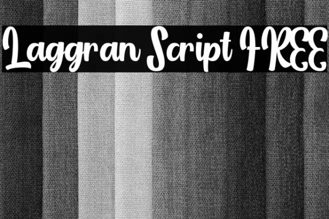 Laggran Script FREE Font examples