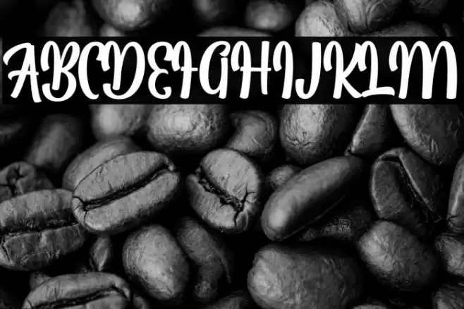 LaggranScriptFREE Font examples