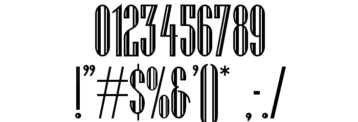 Lagniappe Inline NF Font OTHER CHARS