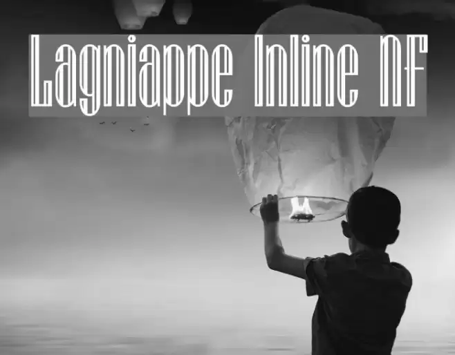 Lagniappe Inline NF Шрифта examples