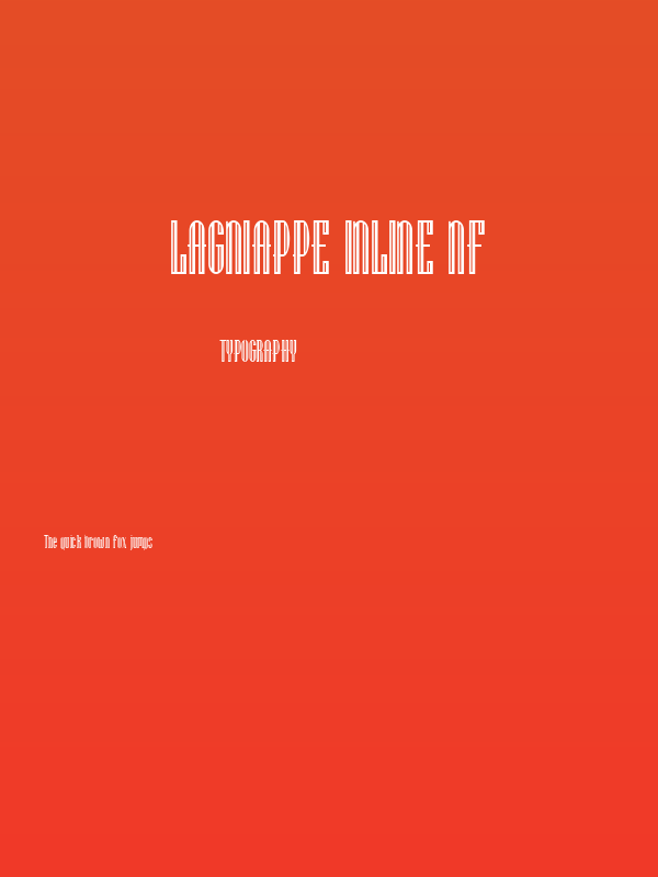 Lagniappe Inline NF Poster