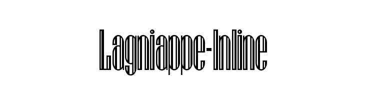 Lagniappe-Inline  font caratteri gratis
