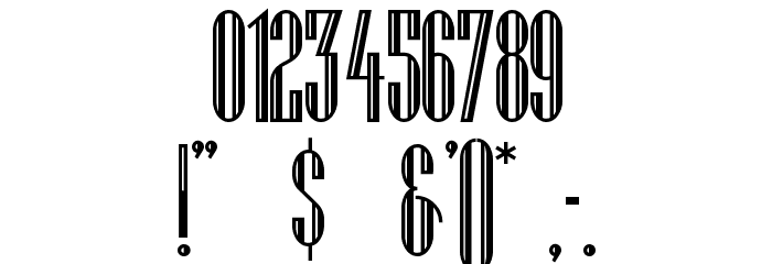 Lagniappe-Inline Font OTHER CHARS