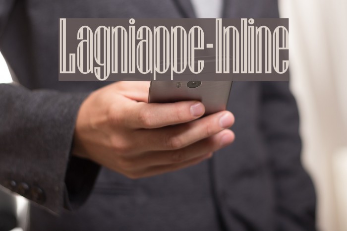 Lagniappe-Inline Font examples