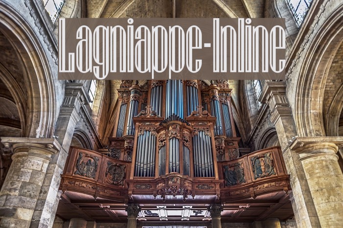 Lagniappe-Inline Font examples
