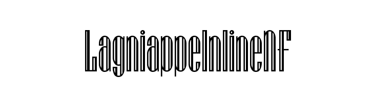 LagniappeInlineNF  font caratteri gratis