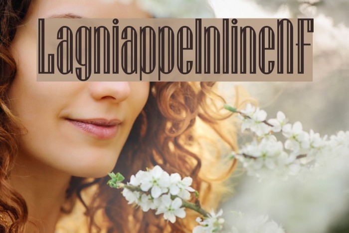 LagniappeInlineNF Font examples