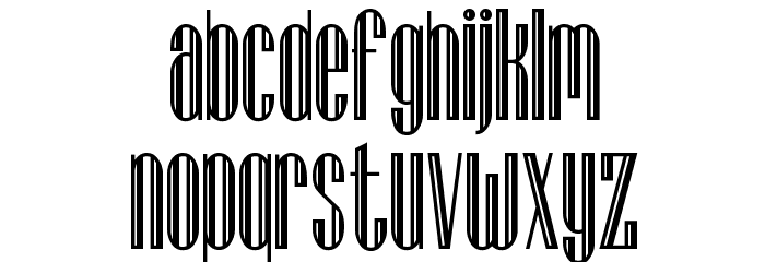 LagniappeInlineNF Font LOWERCASE