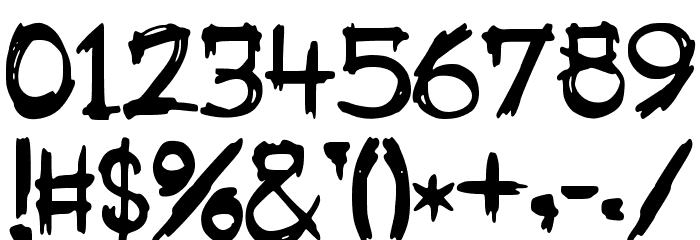 LagosTraffic Font OTHER CHARS