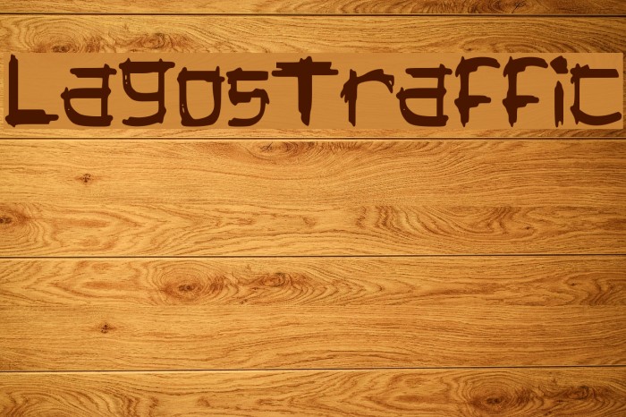 LagosTraffic Font examples