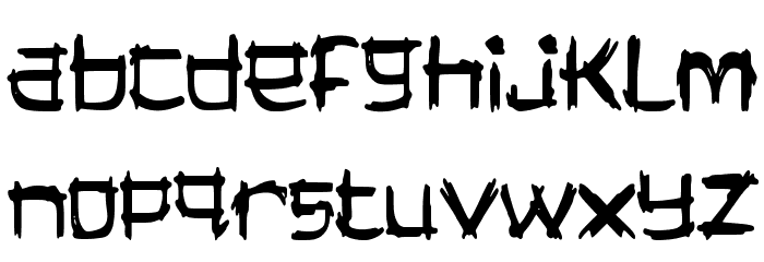 LagosTraffic Font LOWERCASE