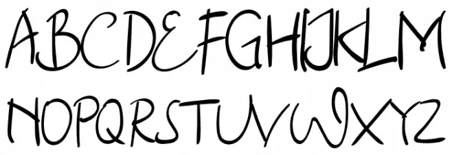 Laguna Beach Schriftart Groß
