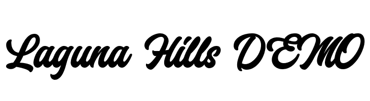 Laguna Hills DEMO  Free Fonts Download