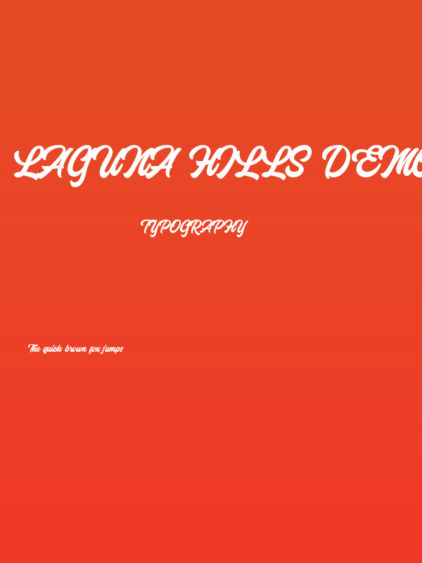 Laguna Hills DEMO Poster