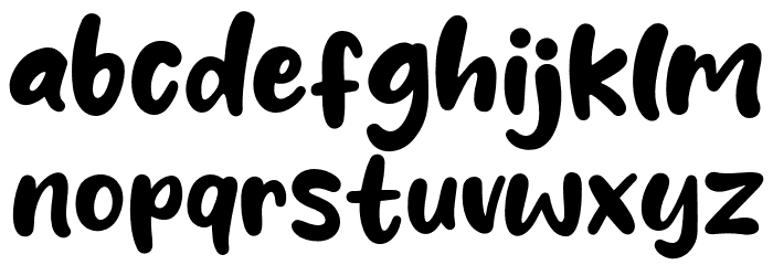 Laguna Smile Font LOWERCASE