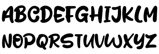 Laguna Smile Font Litere mari