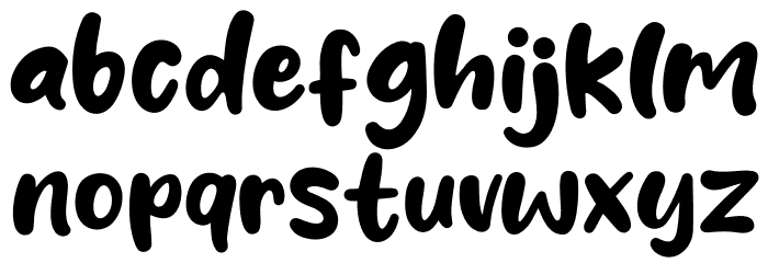 Laguna Smile Font LOWERCASE