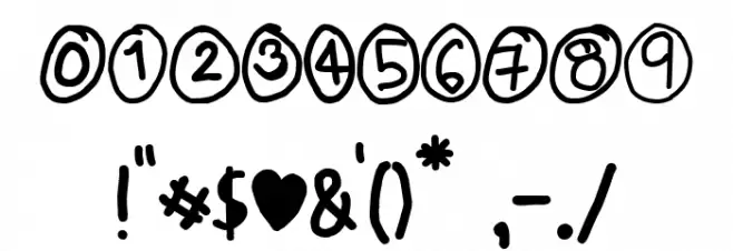 Laia the Great Blondie Font OTHER CHARS