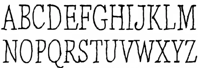 Laika, come home Schriftart Groß