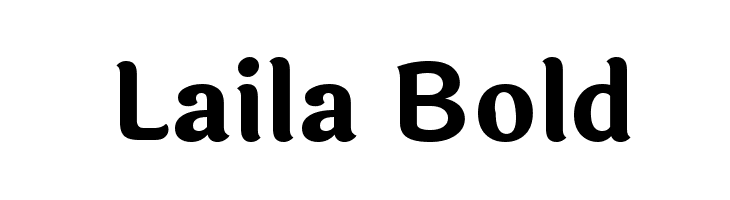 Laila Bold Font