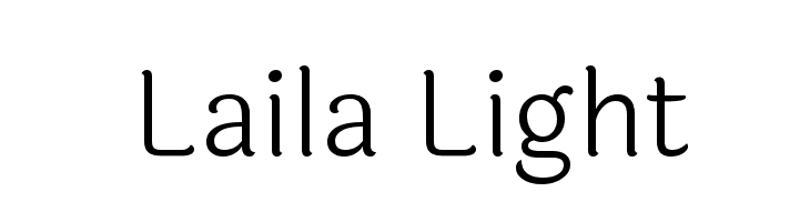 Laila Light Font