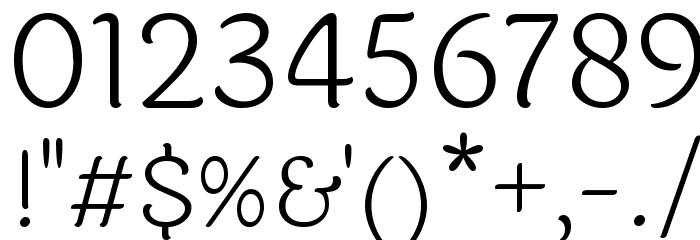 Laila Light Font OTHER CHARS