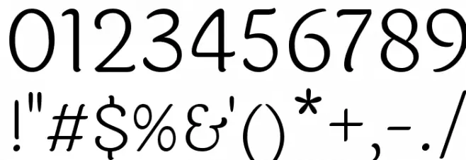 Laila Light Font OTHER CHARS