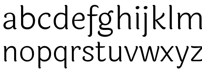 Laila Light Font LOWERCASE