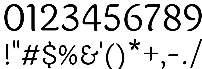 Laila Regular Font OTHER CHARS