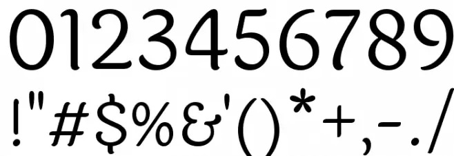 Laila Regular Font OTHER CHARS