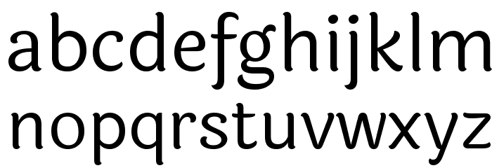 Laila Regular Font LOWERCASE