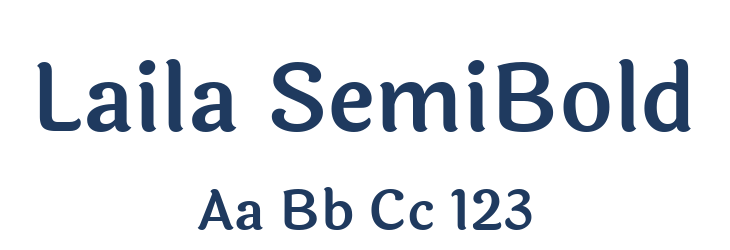 Laila SemiBold Font Preview