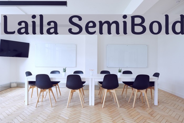 Laila SemiBold Example 1