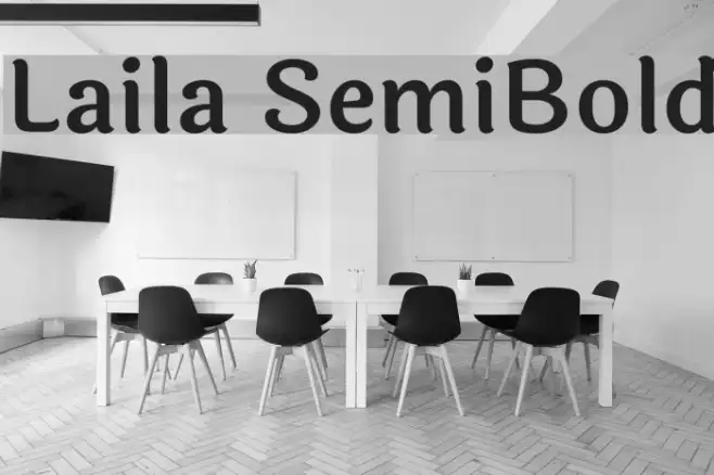 Laila SemiBold Example 1