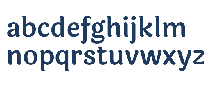 Laila SemiBold Lowercase