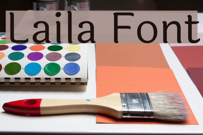 Laila Font examples