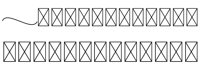 Lailatul Swashes Font LOWERCASE