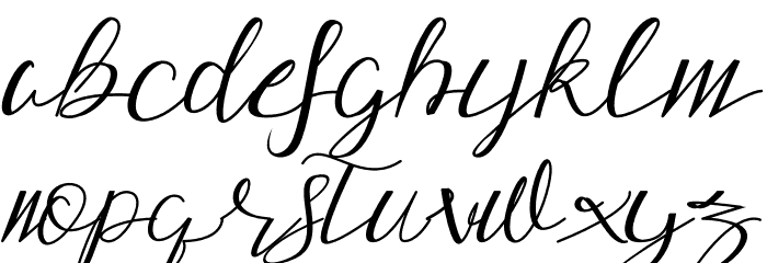 Lailatul Font LOWERCASE