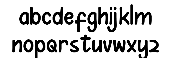 Laillaland Font LOWERCASE