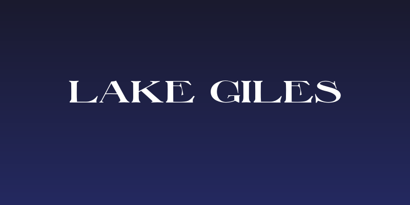 Lake Giles Social Header