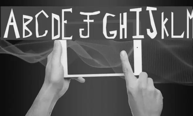 Lake Kegonsa crappy Font examples