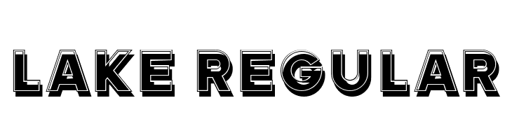 Lake Regular  font caratteri gratis