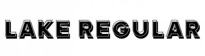 Lake Regular  免费字体下载