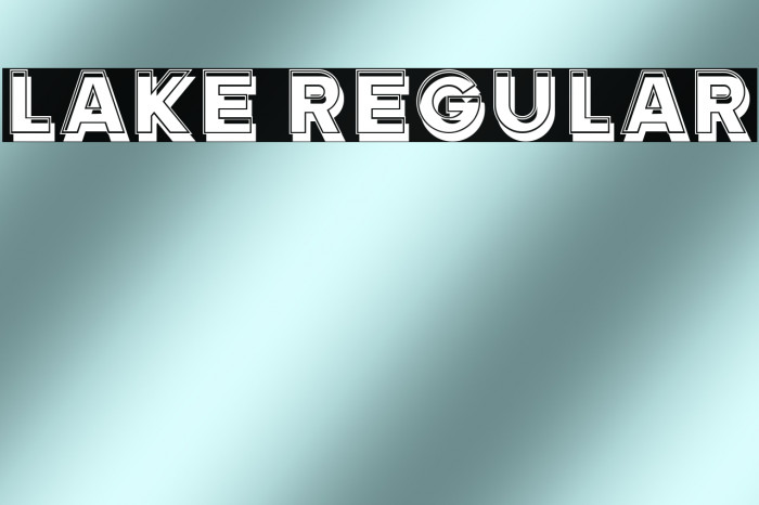 Lake Regular Example 3