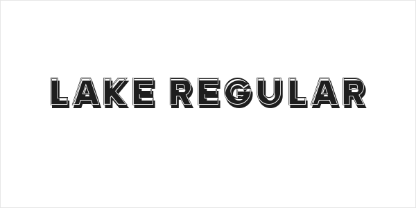 Lake Regular Logo