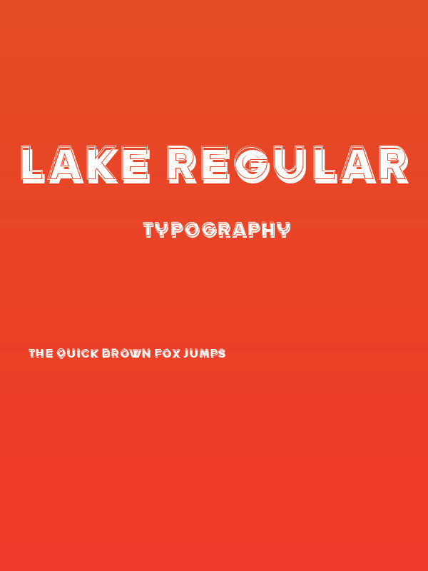 Lake Regular Poster