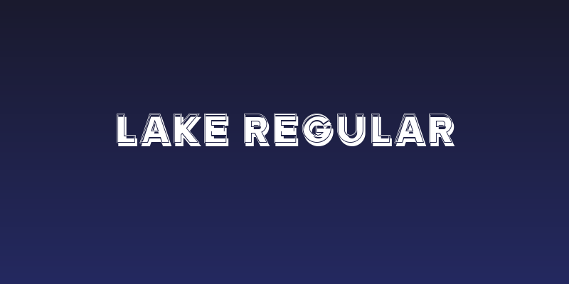 Lake Regular Social Header