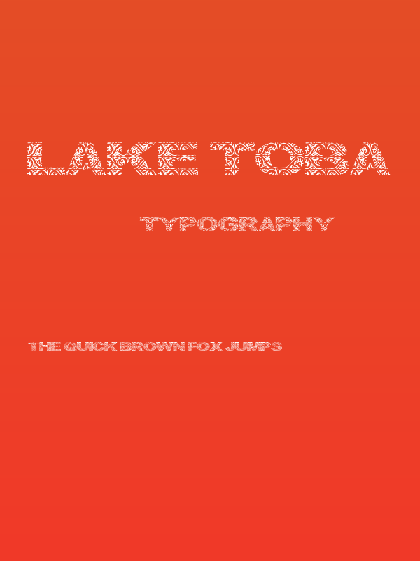 Lake Toba Poster