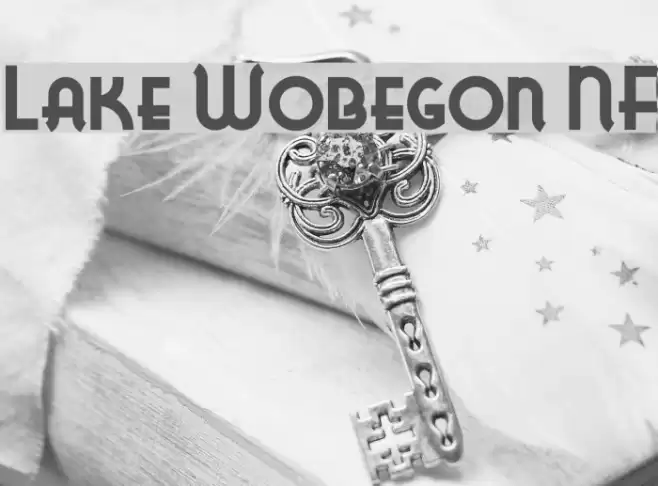 Lake Wobegon NF Font examples