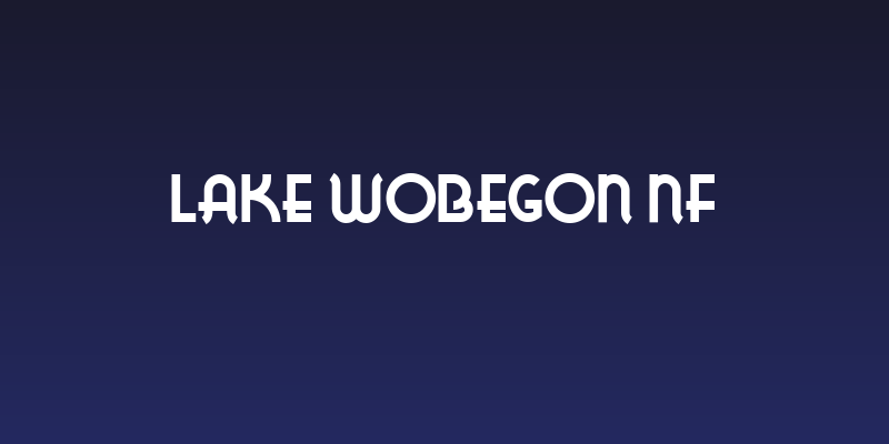 Lake Wobegon NF Social Header